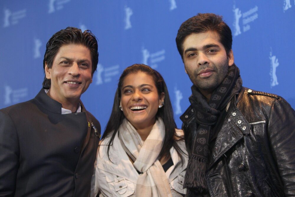 Karan Johar with king khan and kajol