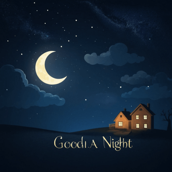 good night status image