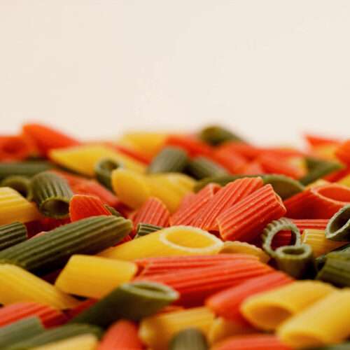 colourful pasta 4k picture