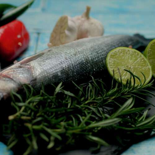 fresh fish 4k picture