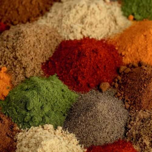 variety of spices 4k picture