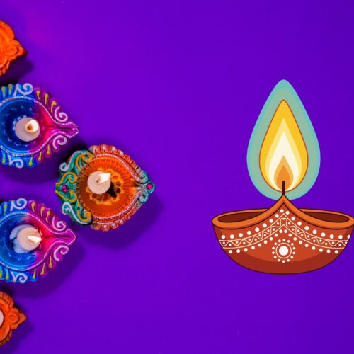 Beautiful Diya Decoration Diwali 4K Image for Free Download