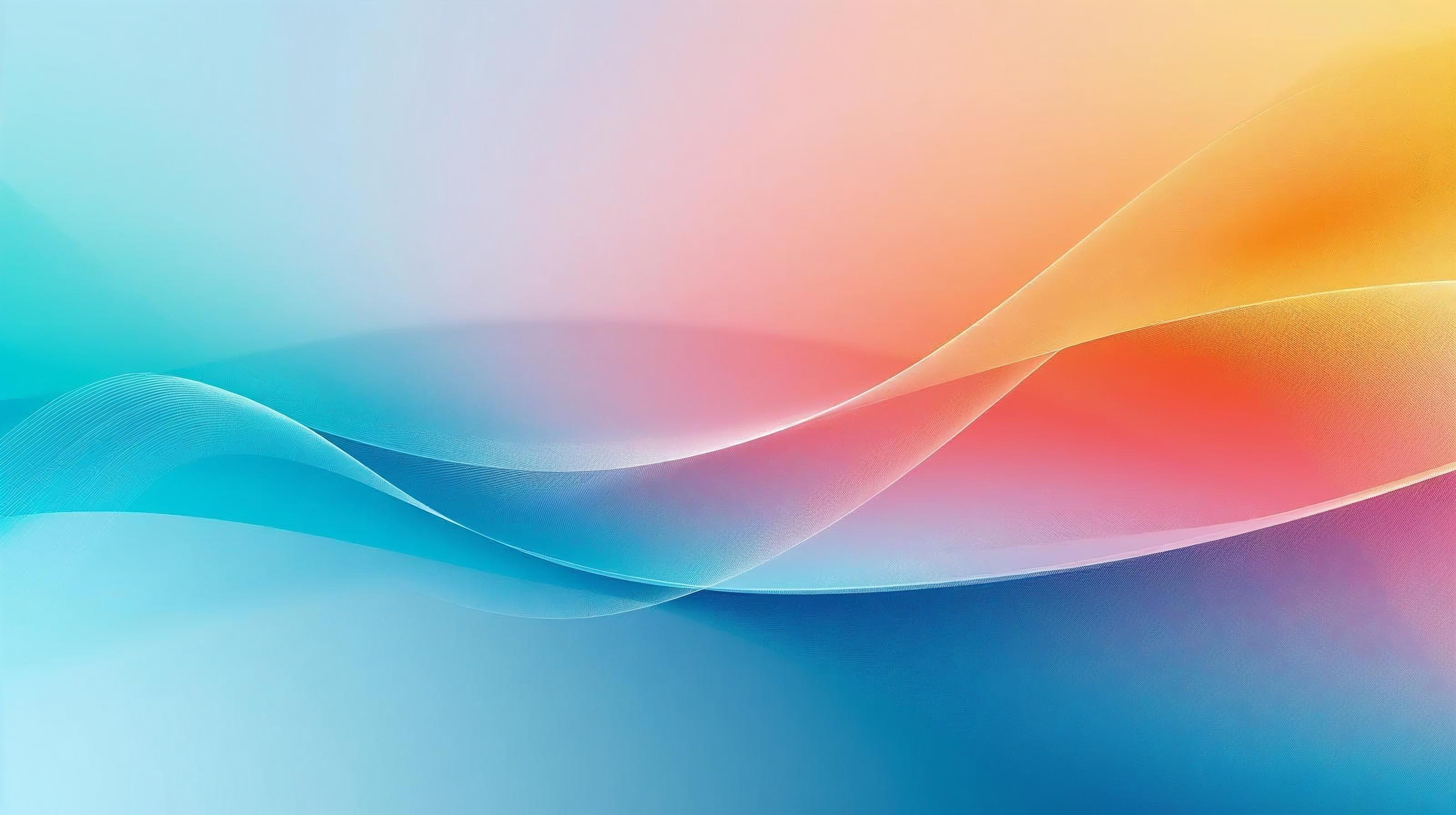 Soft Gradient Abstract Wallpapers in 4K Ultra HD 6 Aqua and orange abstract gradient in ultra HD.