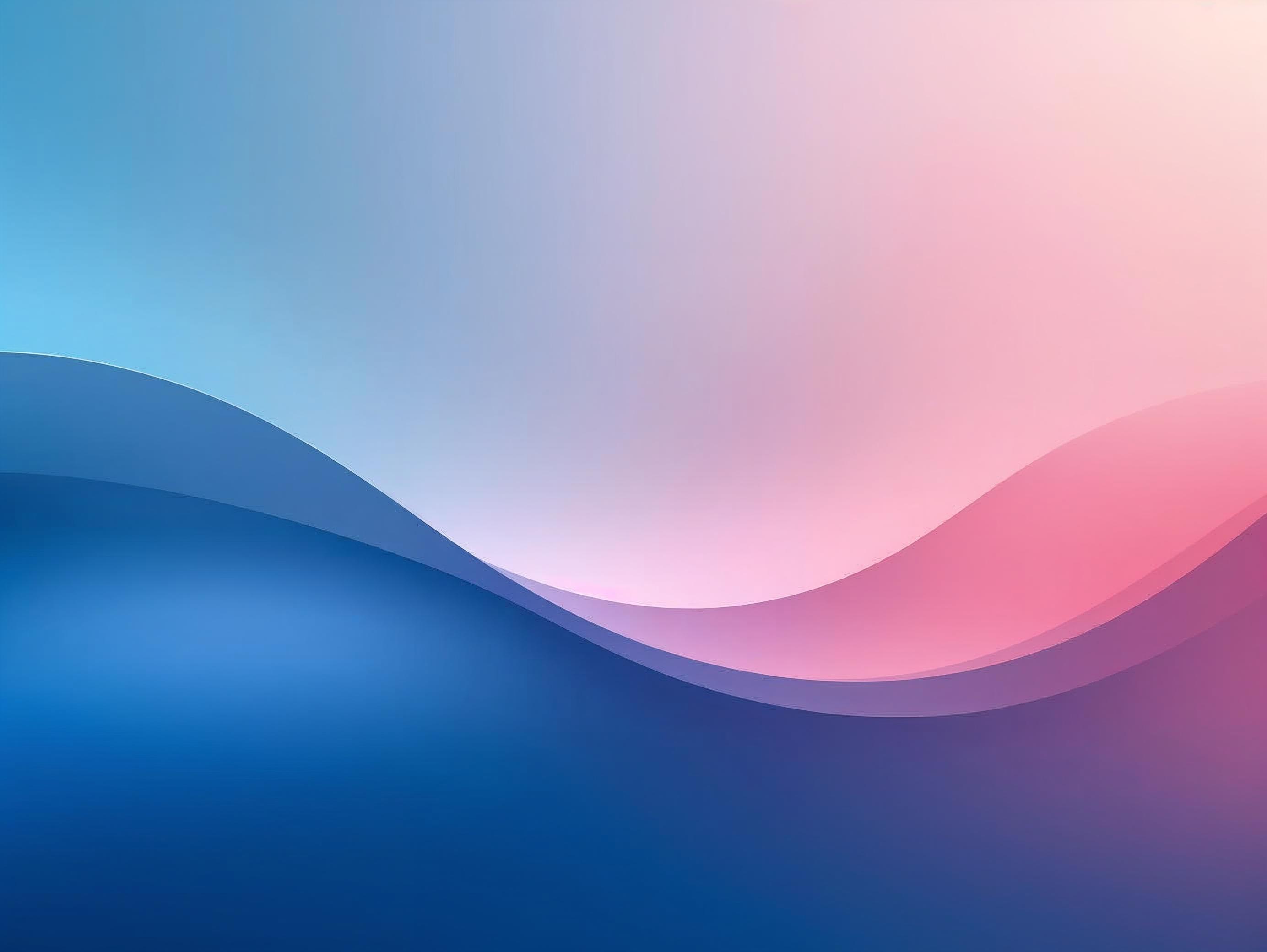 Soft Gradient Abstract Wallpapers in 4K Ultra HD 15 Blue and coral gradient wallpaper with soft depth effect.