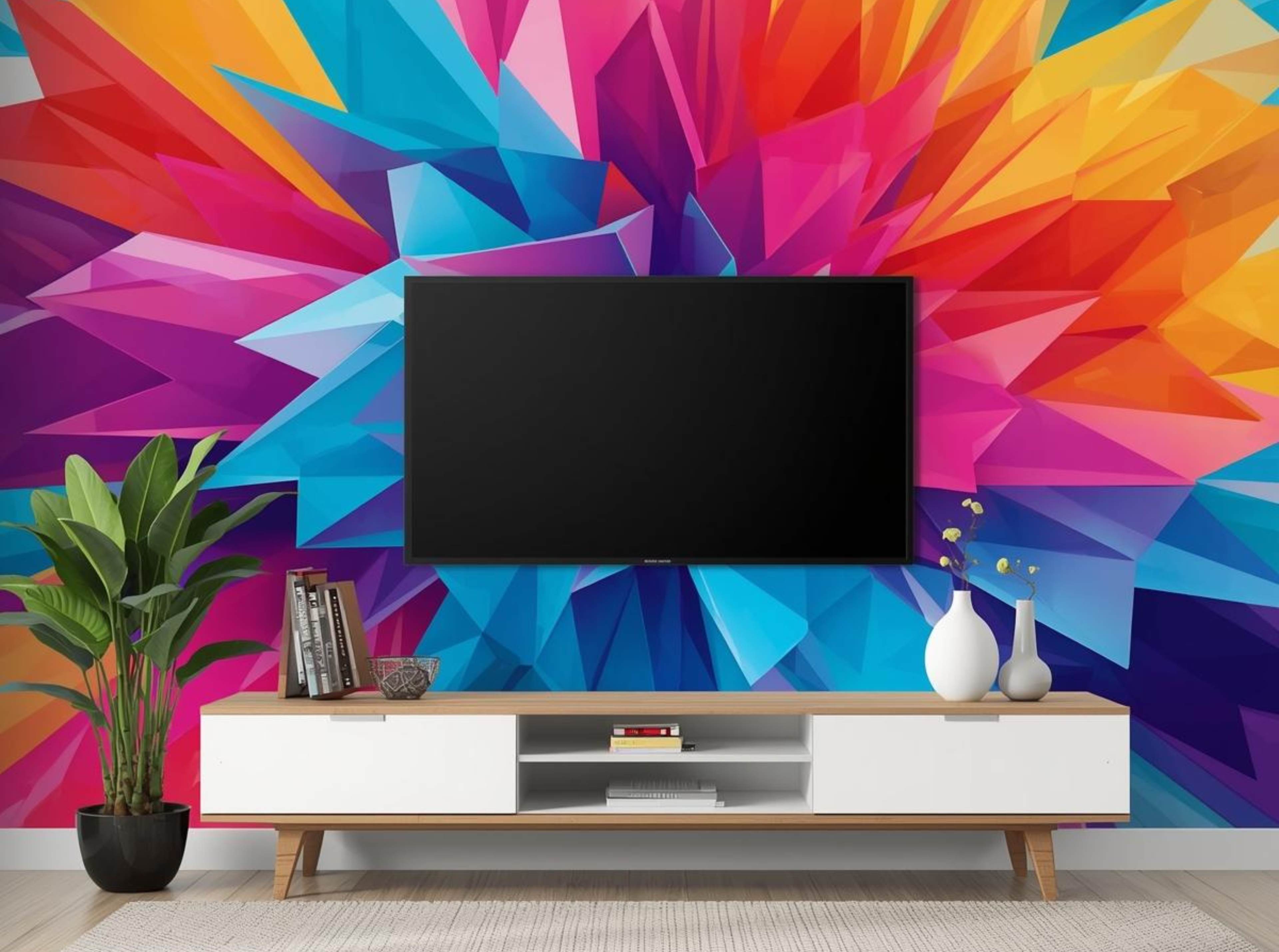 Free Download Color Wallpaper 4K 40 Geometric color shape wallpaper 4K vibrant design