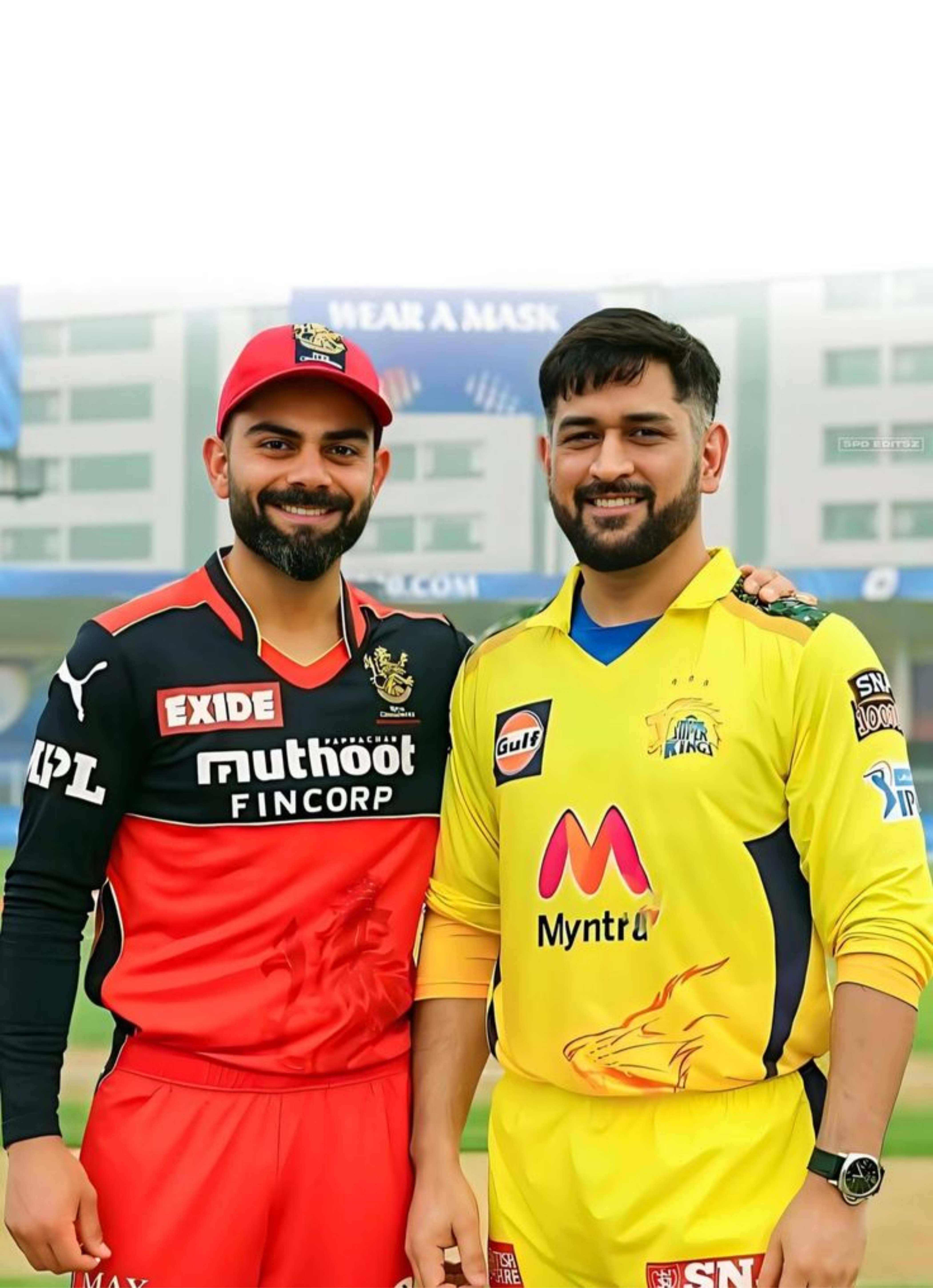 Virat and MS Picture in IPL 4K Picture