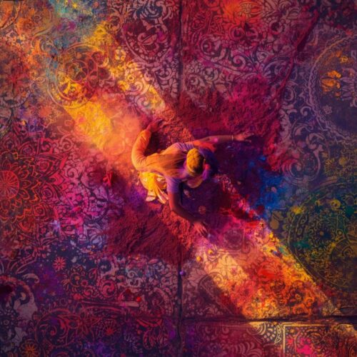 Colorful Holi images celebrating the festival of colors in 4K