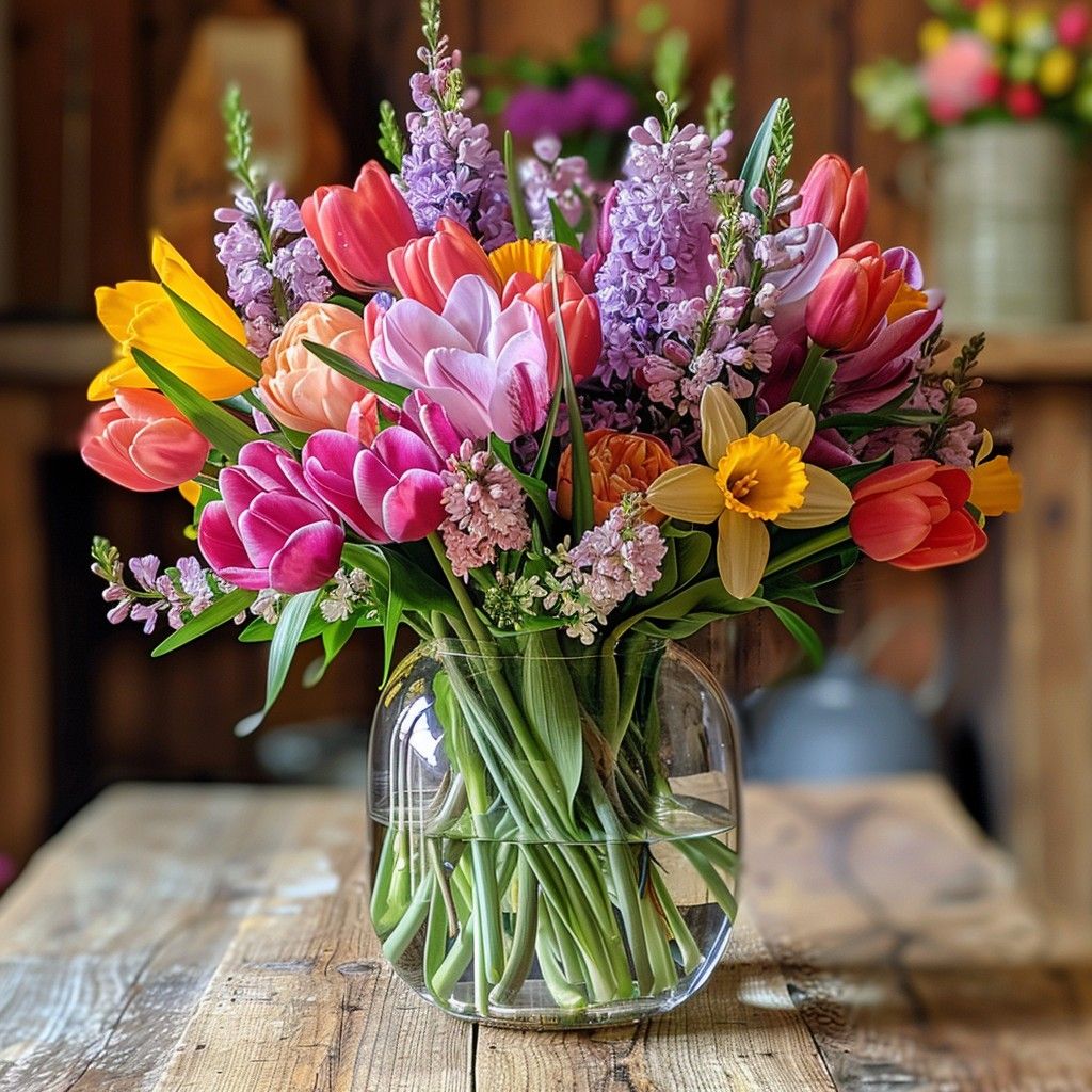 Fresh flower vase 4K pictures for mobile wallpaper HD