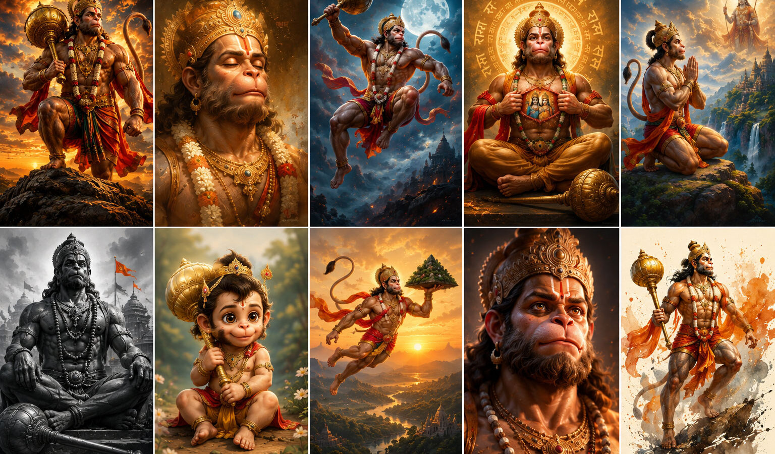 Shri Hanuman Wallpaper Download – Free HD & 4K Hanuman Wallpapers for Mobile and Desktop